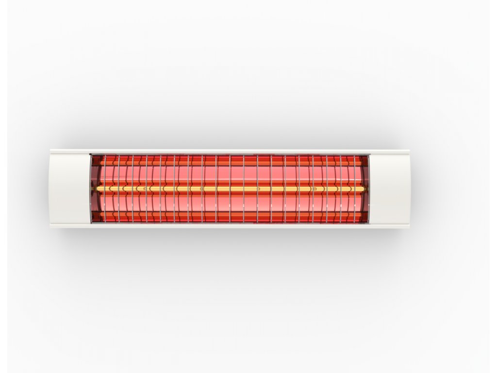 Infrared Heater -  IP55 "Amaryllis Range" 2000W. White or Black. - UK Infrared Heating Company
