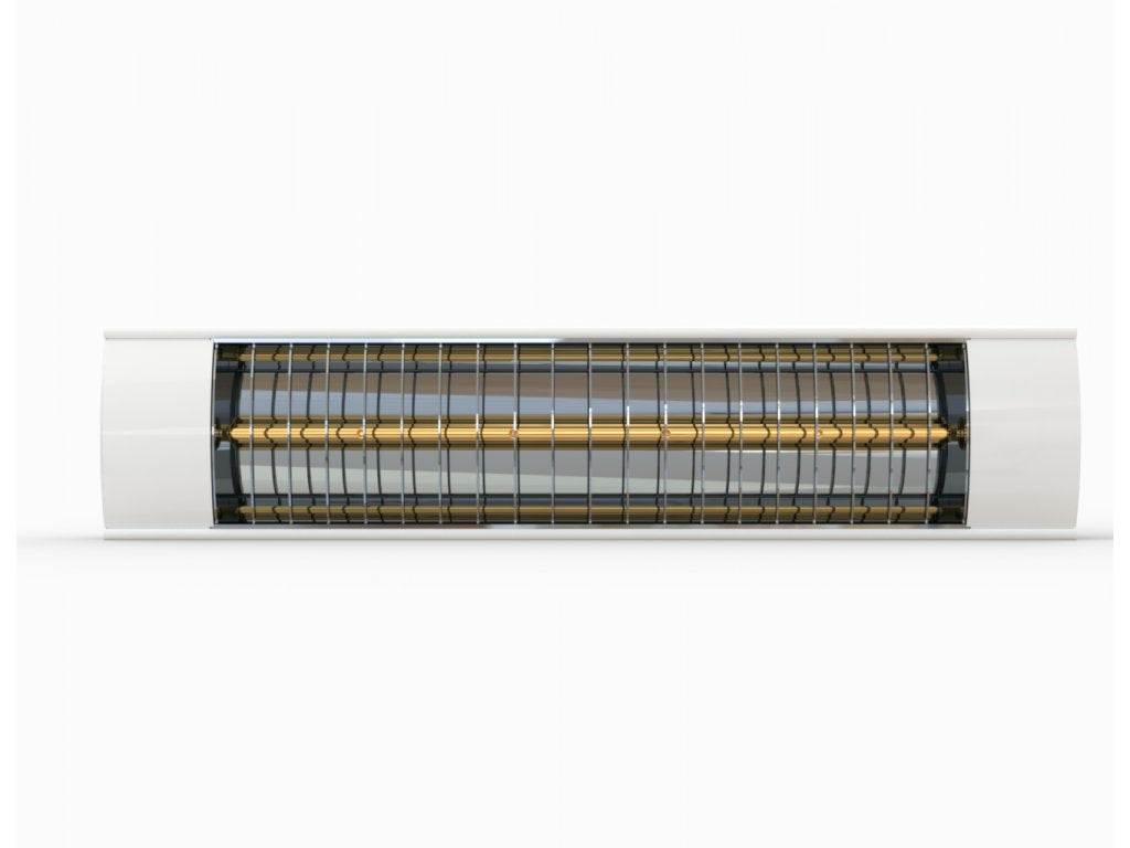 Infrared Heater -  IP55 "Amaryllis Range" 2000W. White or Black. - UK Infrared Heating Company