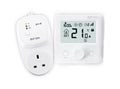 24-FA Wireless Radio Frequency Thermostat with Plug-In Receiver – Programmable Heating Control