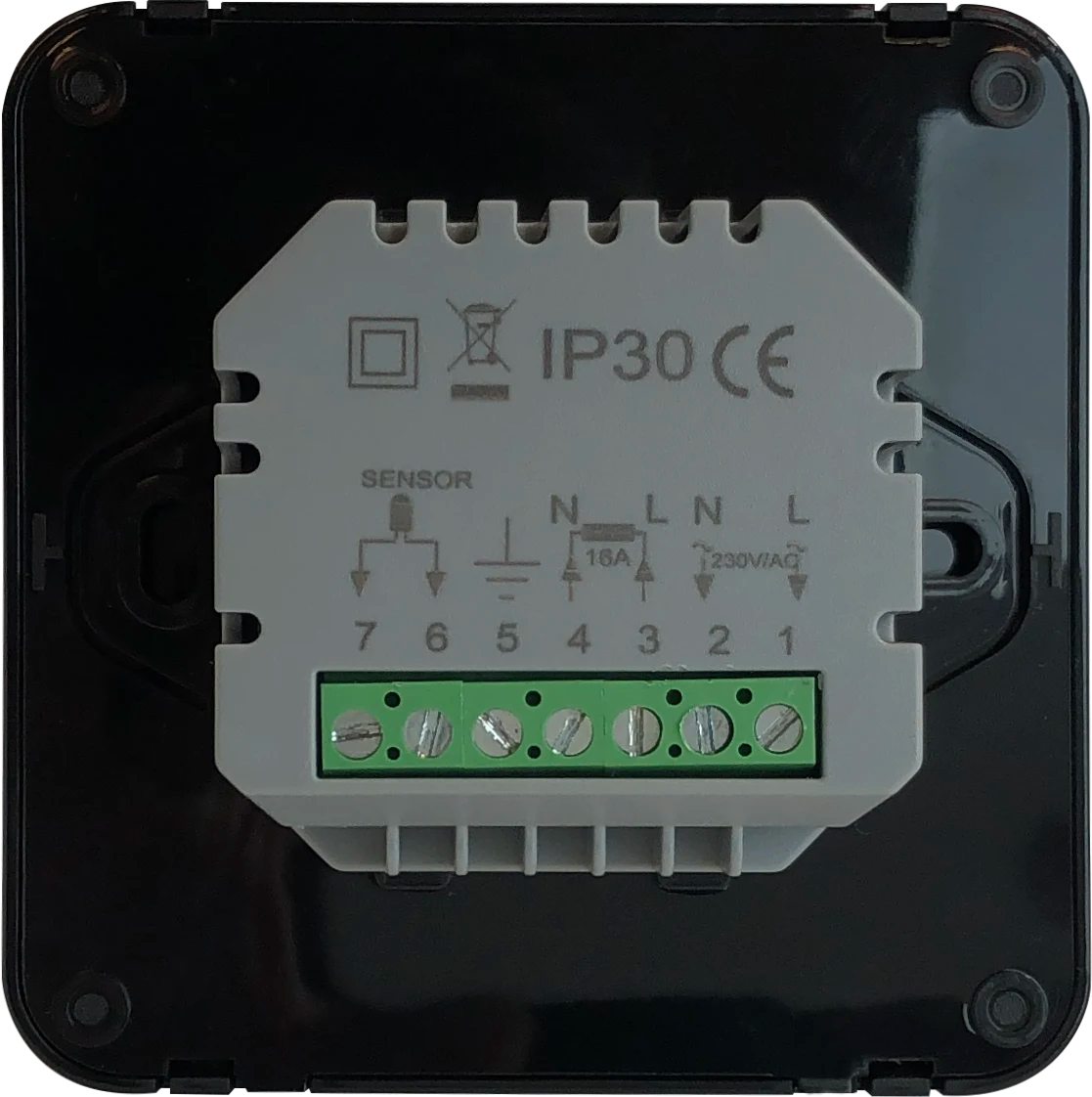 801 Smart WiFi Thermostat – Premium Programmable Remote Heating Controller - Black