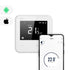 801 Smart WiFi Thermostat – Premium Programmable Remote Heating Controller - White