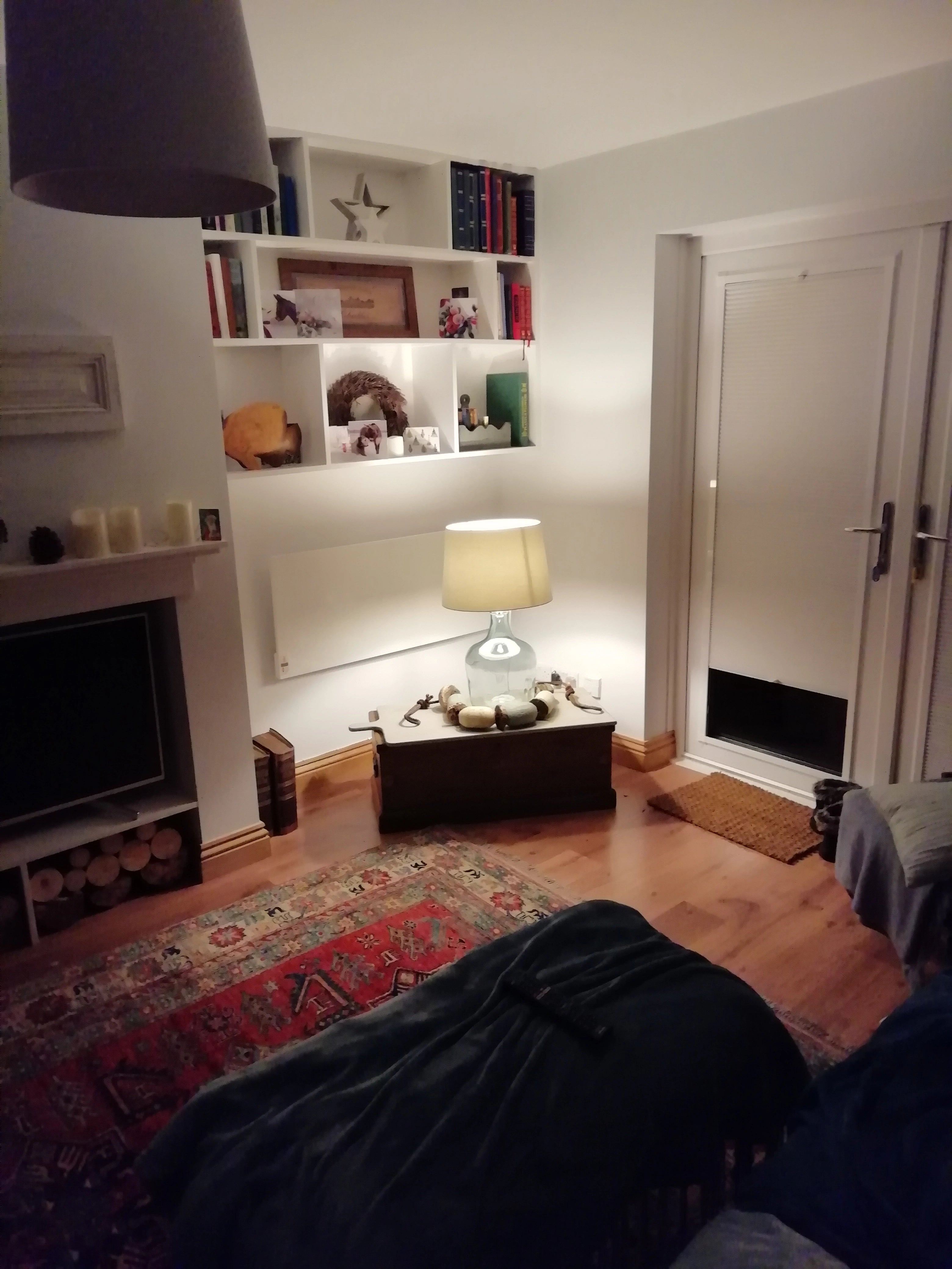 Orchid Far Infrared Metal Heater with Built-In Digital Thermostat – Stylish & Energy-Efficient Heating - Black (400W-1000W)