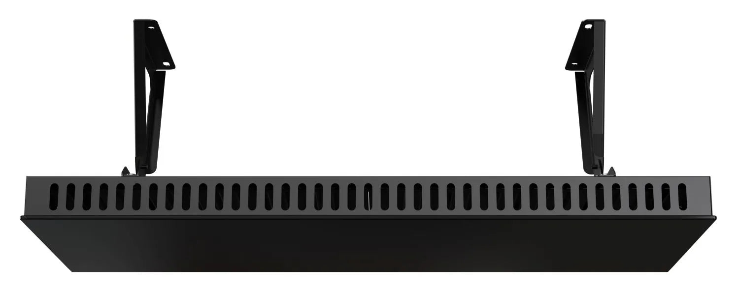 Iris Far Infrared Tempered Glass Ceiling & Wall Heating Panel –  Sleek, High-Efficiency Heater - Black (1000W–1500W)