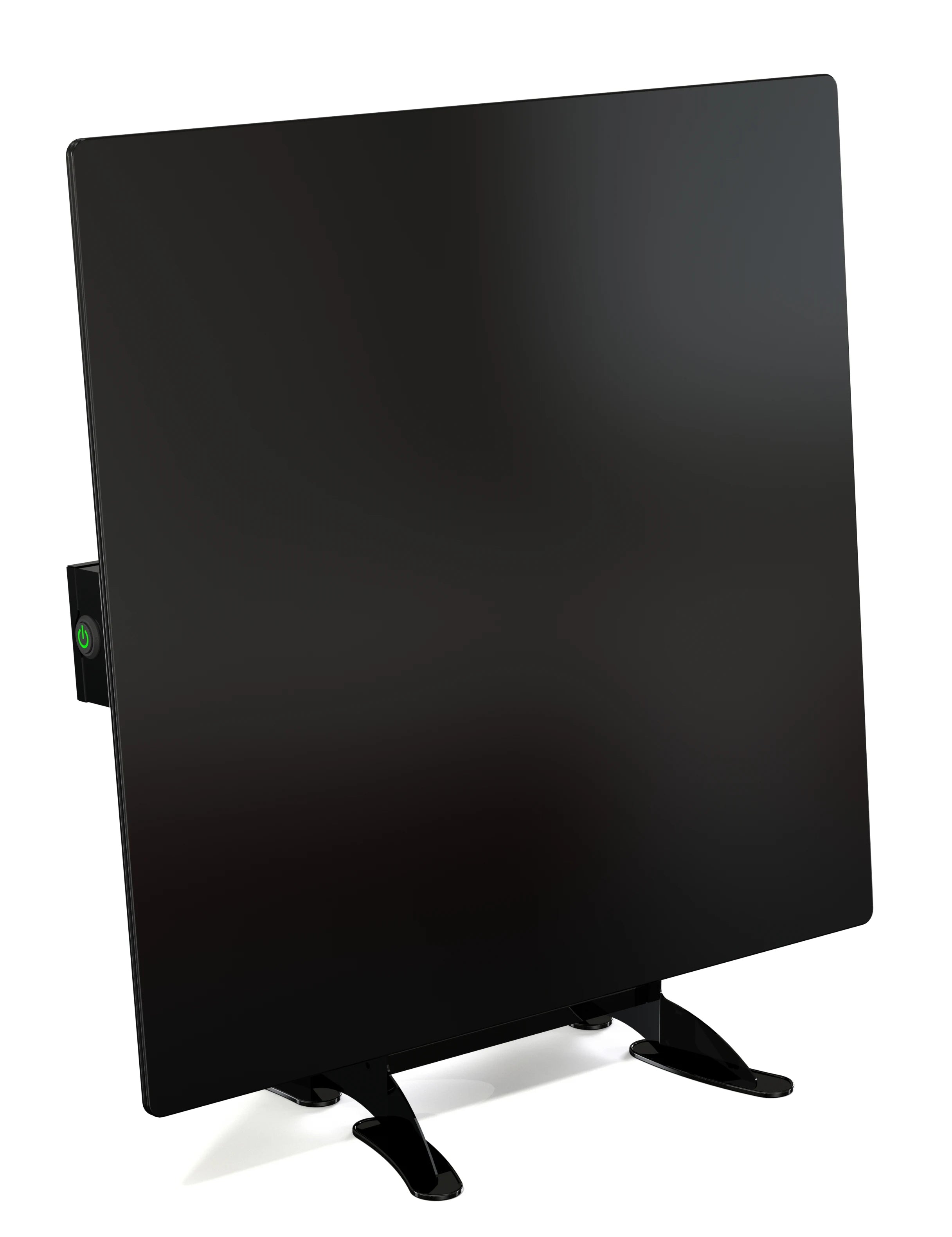 Lavender Smart Glass Far Infrared Heater – Sleek Wall Panel with WiFi Thermostat or Manual Control - Black (400W & 800W)