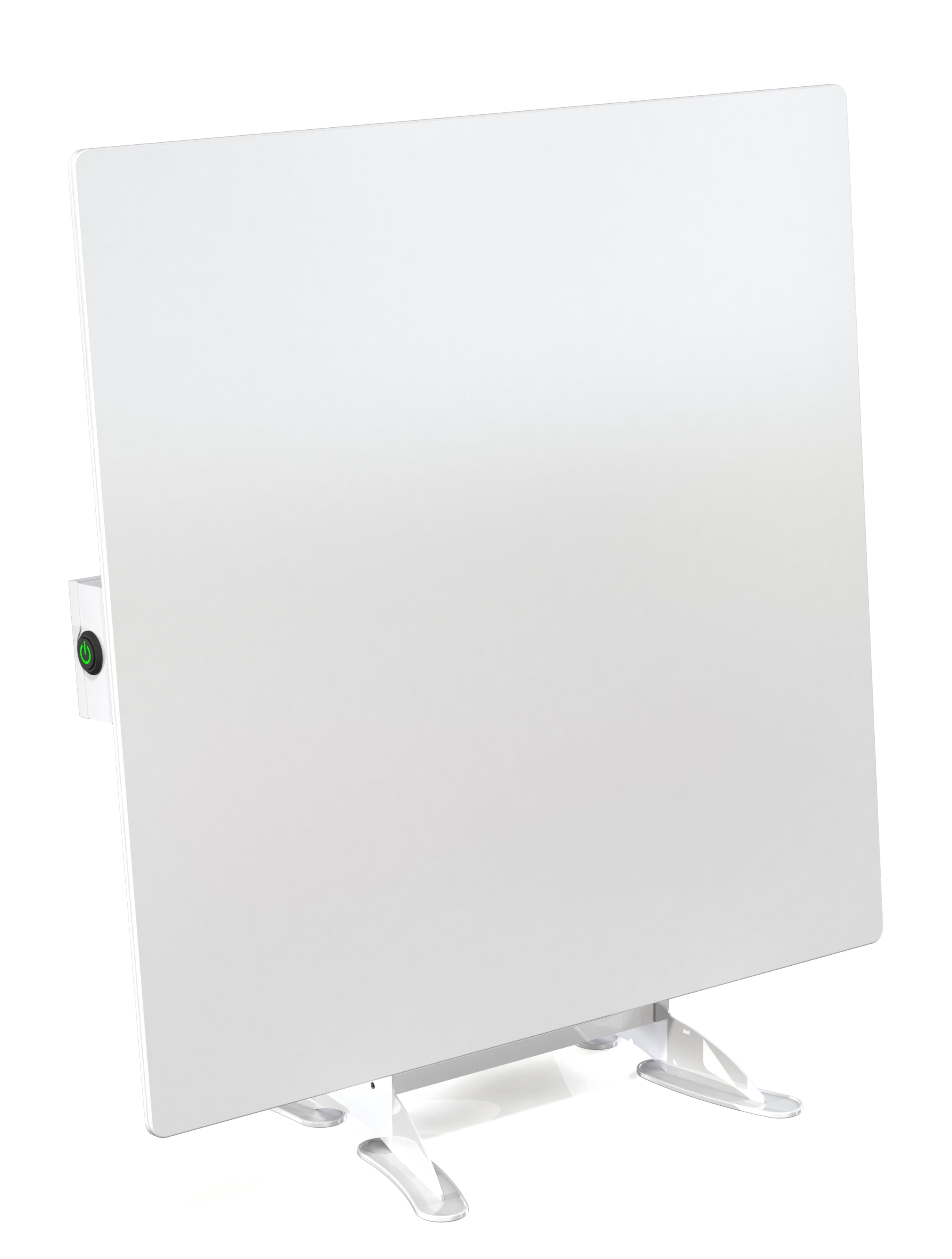 Lavender Smart Glass Far Infrared Heater – Sleek Wall Panel with WiFi Thermostat or Manual Control - White (400W & 800W)