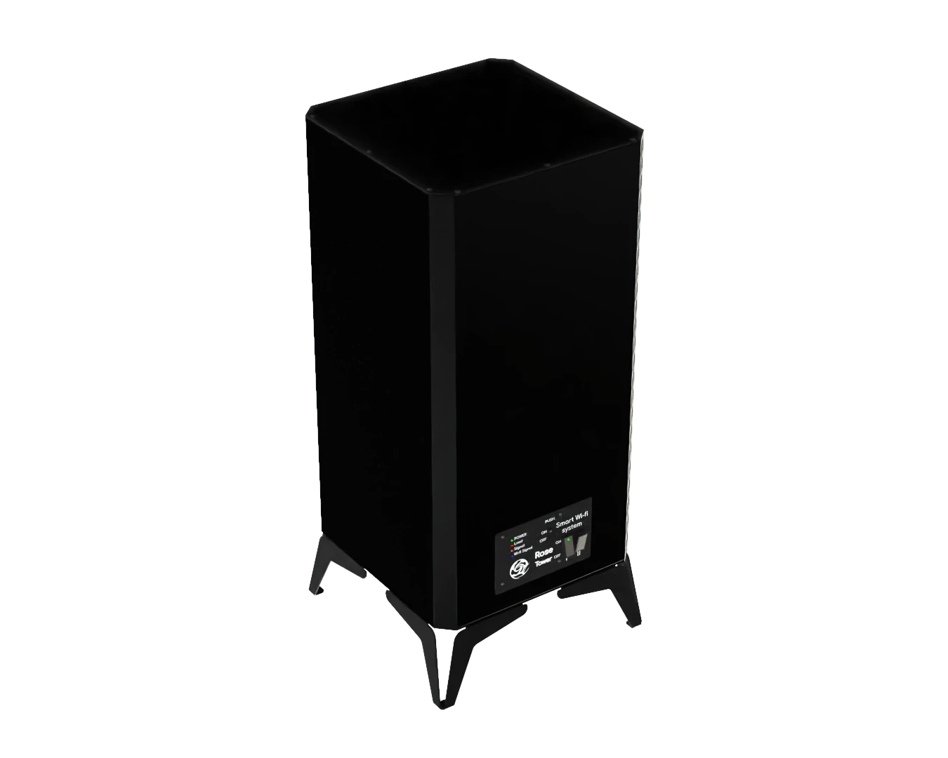 Rose-Tower Portable Infrared Thermal Wave Heater – Energy-Efficient Hybrid Heating with Smart WiFi Control - Black (1000W & 1800W)