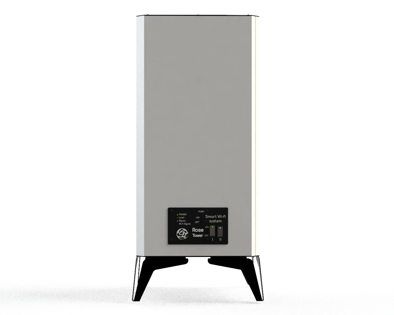 Rose-Tower Portable Infrared Thermal Wave Heater – Energy-Efficient Hybrid Heating with Smart WiFi Control - White (1000W & 1800W)