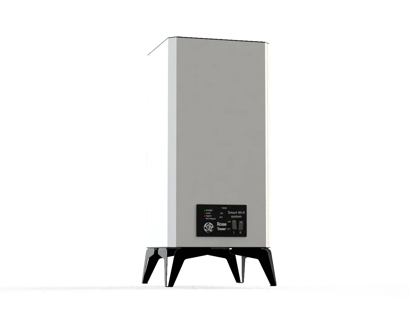 Rose-Tower Portable Infrared Thermal Wave Heater – Energy-Efficient Hybrid Heating with Smart WiFi Control - White (1000W & 1800W)