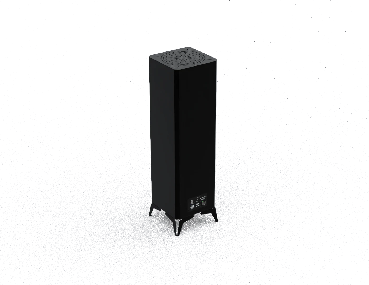 Rose-Tower Portable Infrared Thermal Wave Heater – Energy-Efficient Hybrid Heating with Smart WiFi Control - Black (1000W & 1800W)