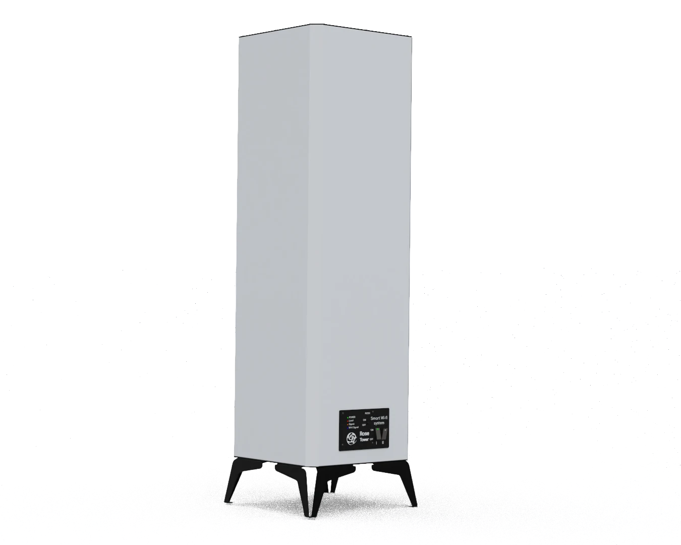 Rose-Tower Portable Infrared Thermal Wave Heater – Energy-Efficient Hybrid Heating with Smart WiFi Control - White (1000W & 1800W)