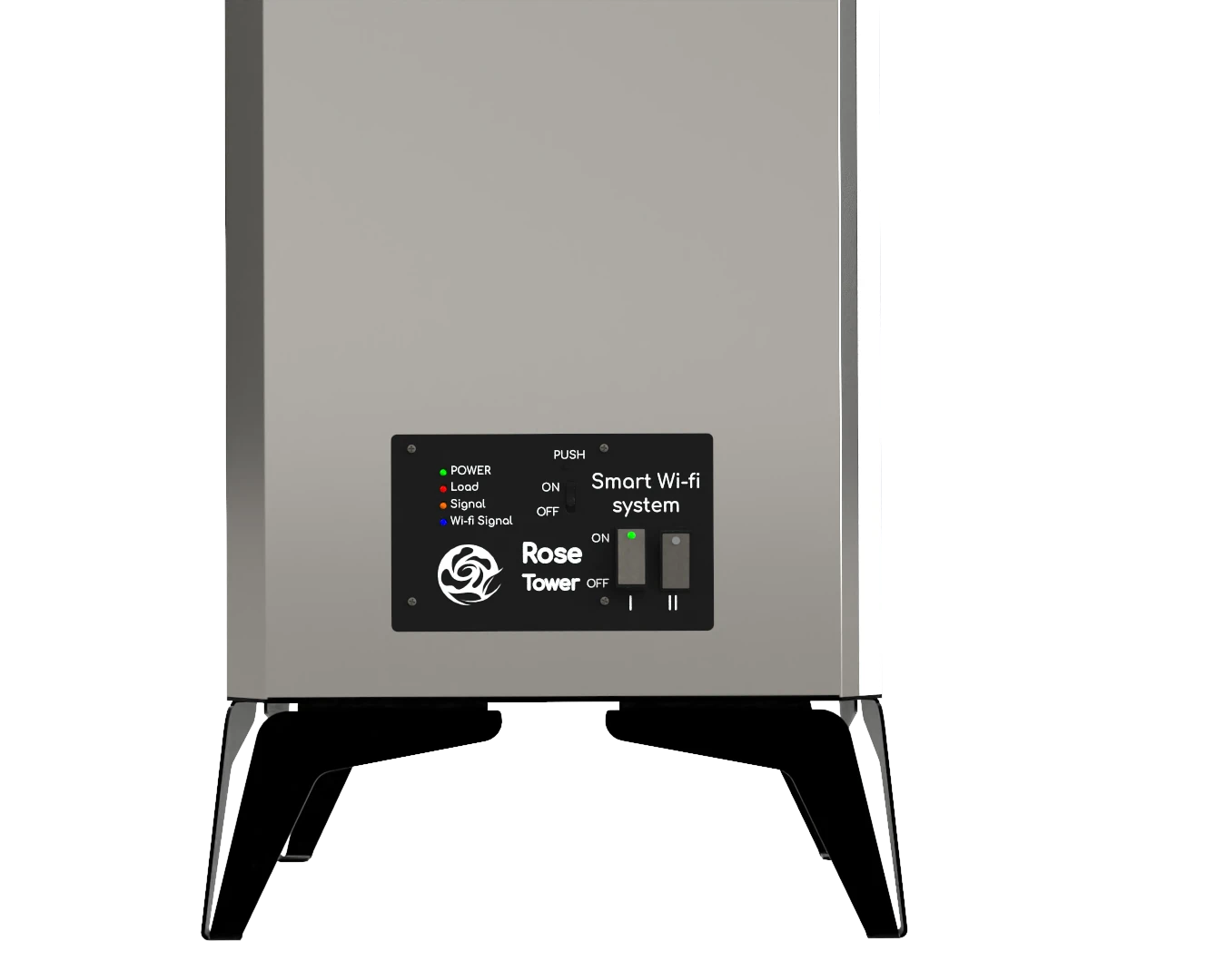 Rose-Tower Portable Infrared Thermal Wave Heater – Energy-Efficient Hybrid Heating with Smart WiFi Control - White (1000W & 1800W)