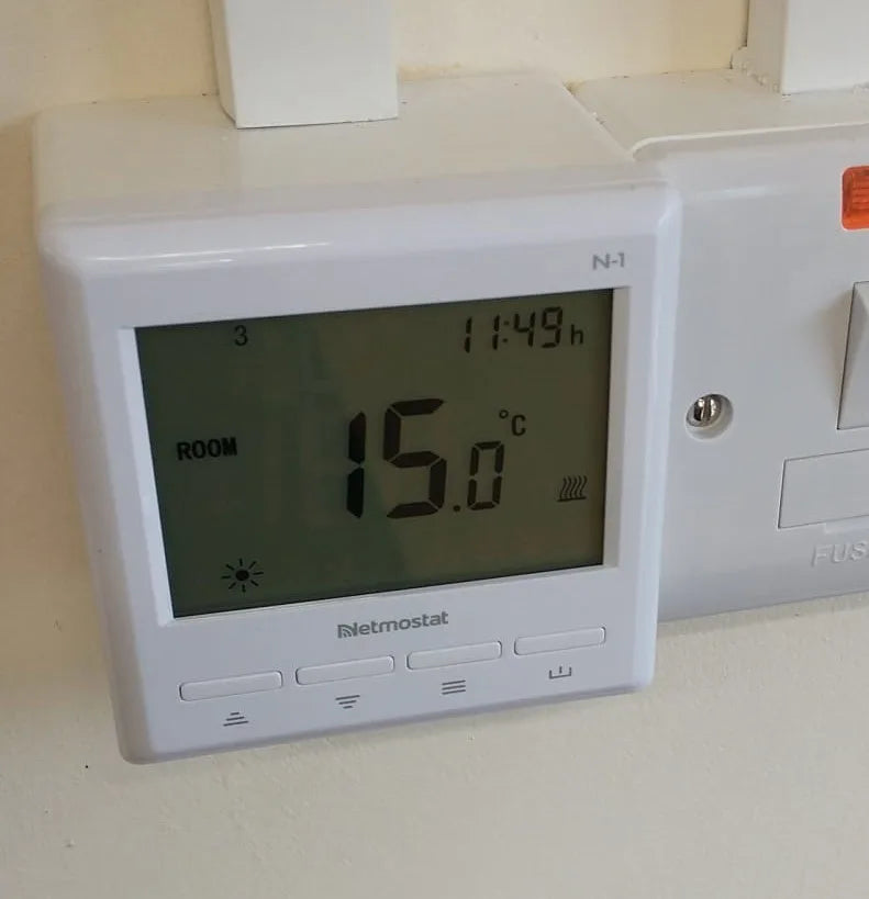 N-1 Netmostat Smart WiFi Thermostat – Remote App Control For Electric Infrared Heating