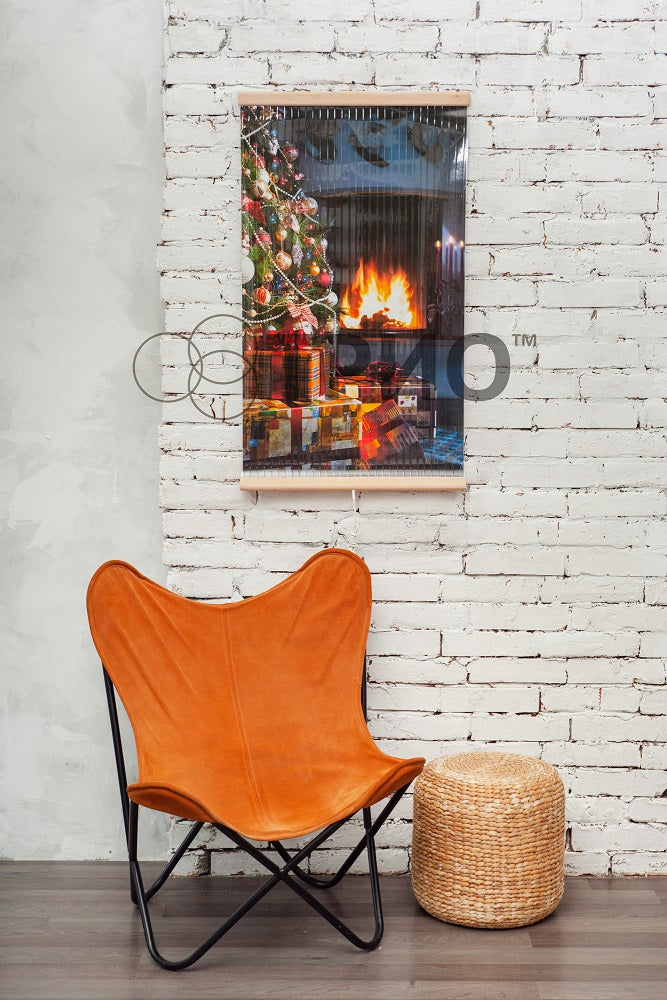 Infrared Wall mounted Picture Heater. Far Infrared Heating Panel 420W "Christmas"