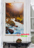 Infrared Wall mounted  Picture Heater. Far Infrared Heating Panel 420W "Mountain River"
